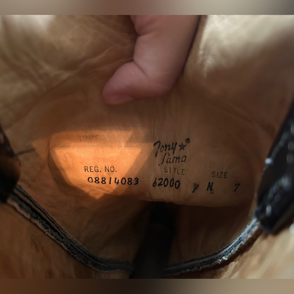 Vintage Tony Lama cowboy boots - Picture 2 of 5